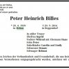 Billes Peter 1939-2016 Todesanzeige